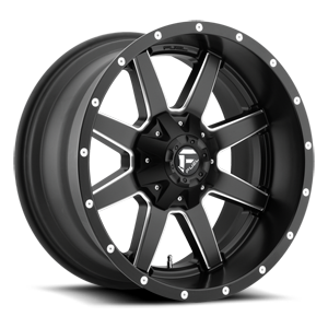 Fuel 1-Piece Wheels Maverick - D538 5 Black & Milled
